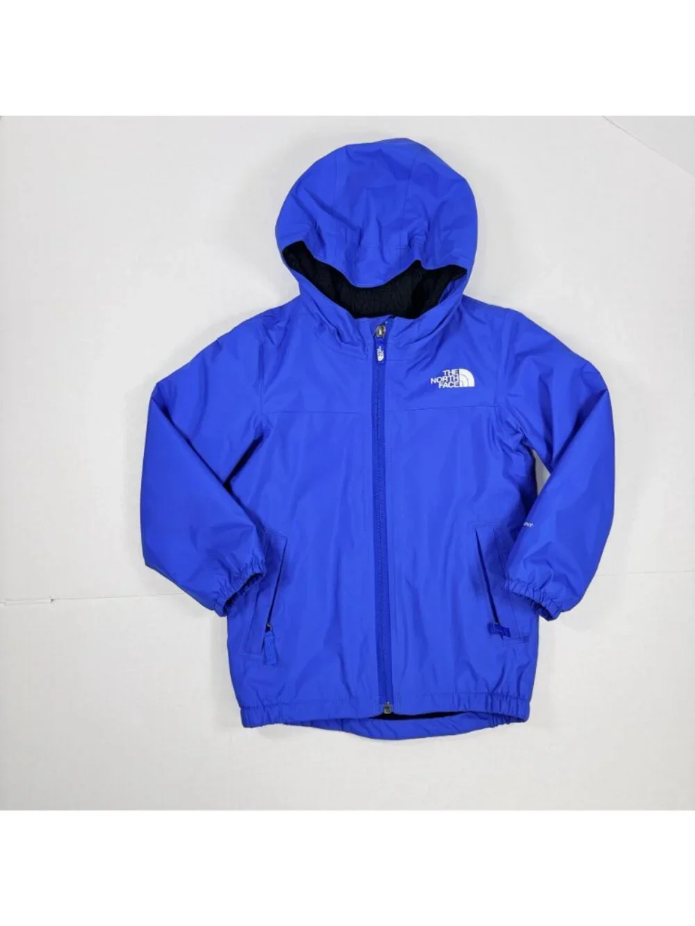 North Face Kids Royal Blue Warm Storm Fleece Lined Rain Jacket 4T / 4